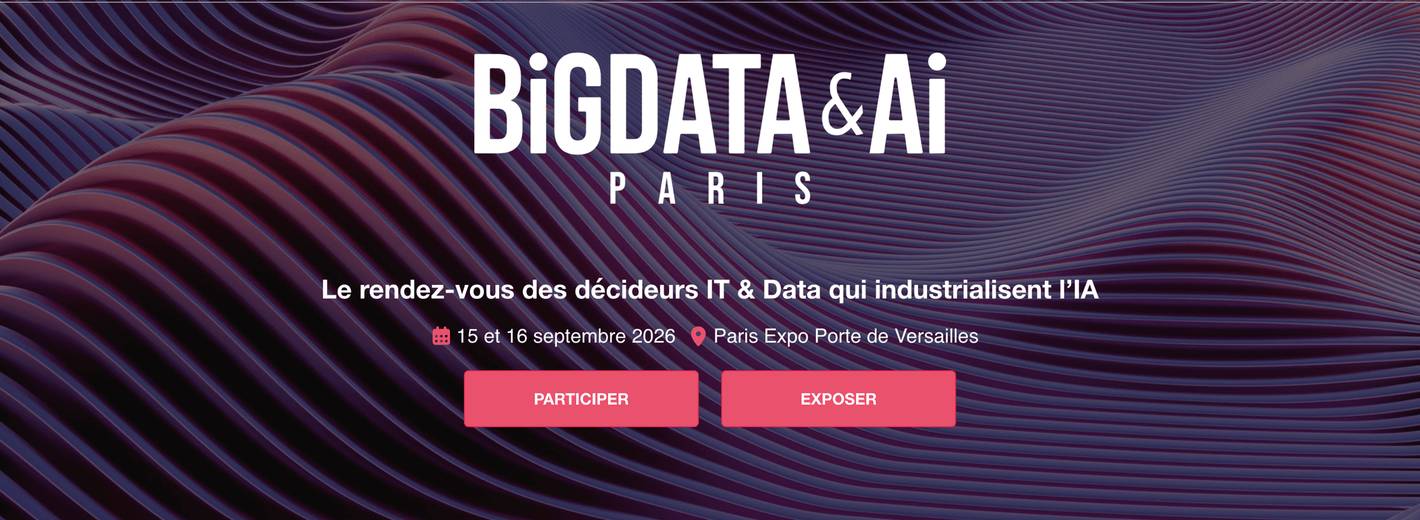 Big Data & AI Paris — Porte de Versailles
